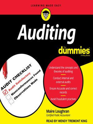 cover image of Auditing for Dummies